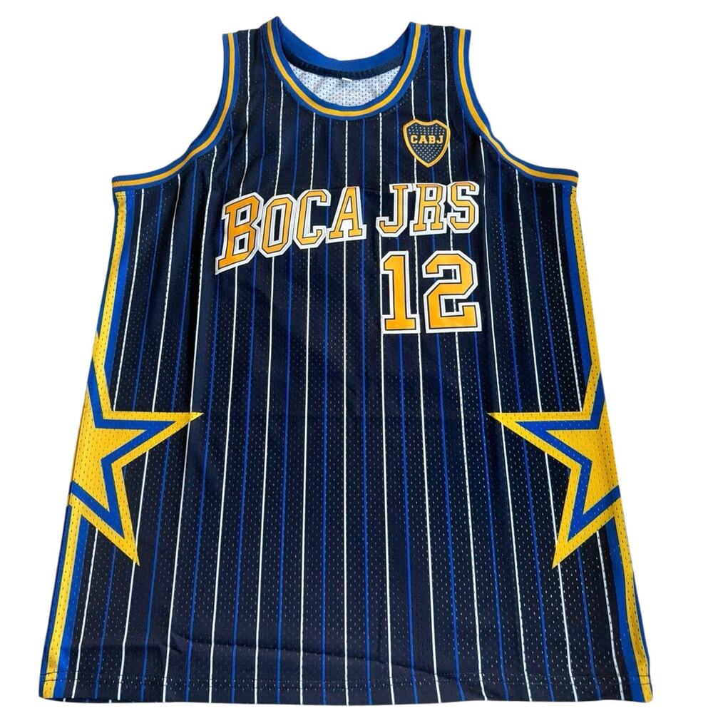 Boca Juniors Sz L basketball jersey